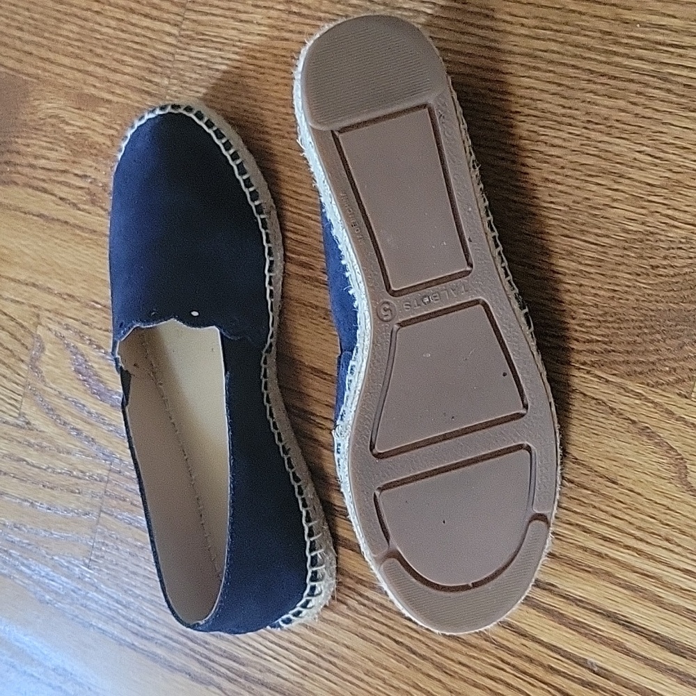 Talbots indigo blue scallop espadrilles - Picture 4 of 4